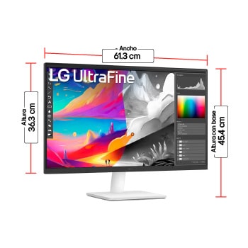 Dimensiones del Monitor IPS UHD 4K